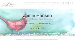 Desktop Screenshot of jamiehansenart.com